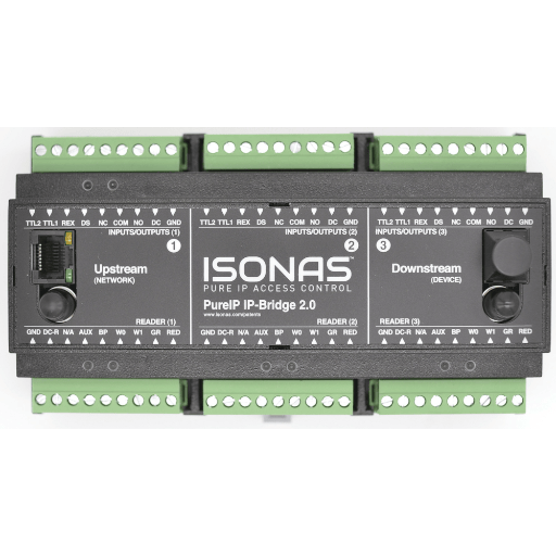 ISONAS IP Bridge / IPBridge v2 - network door controller (2 or 3 channels)